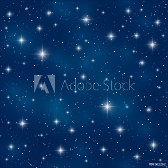 Afbeeldingen van Seamless pattern with shiny stars 